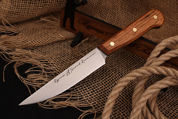 Нож кухонный серии "Classic" 140мм, 95х18, рукоять дуб.